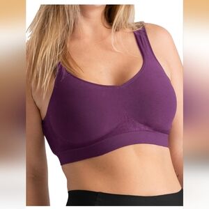 ​Shapermint Wireless Seamless Bra – Mulberry Size XL– EUC